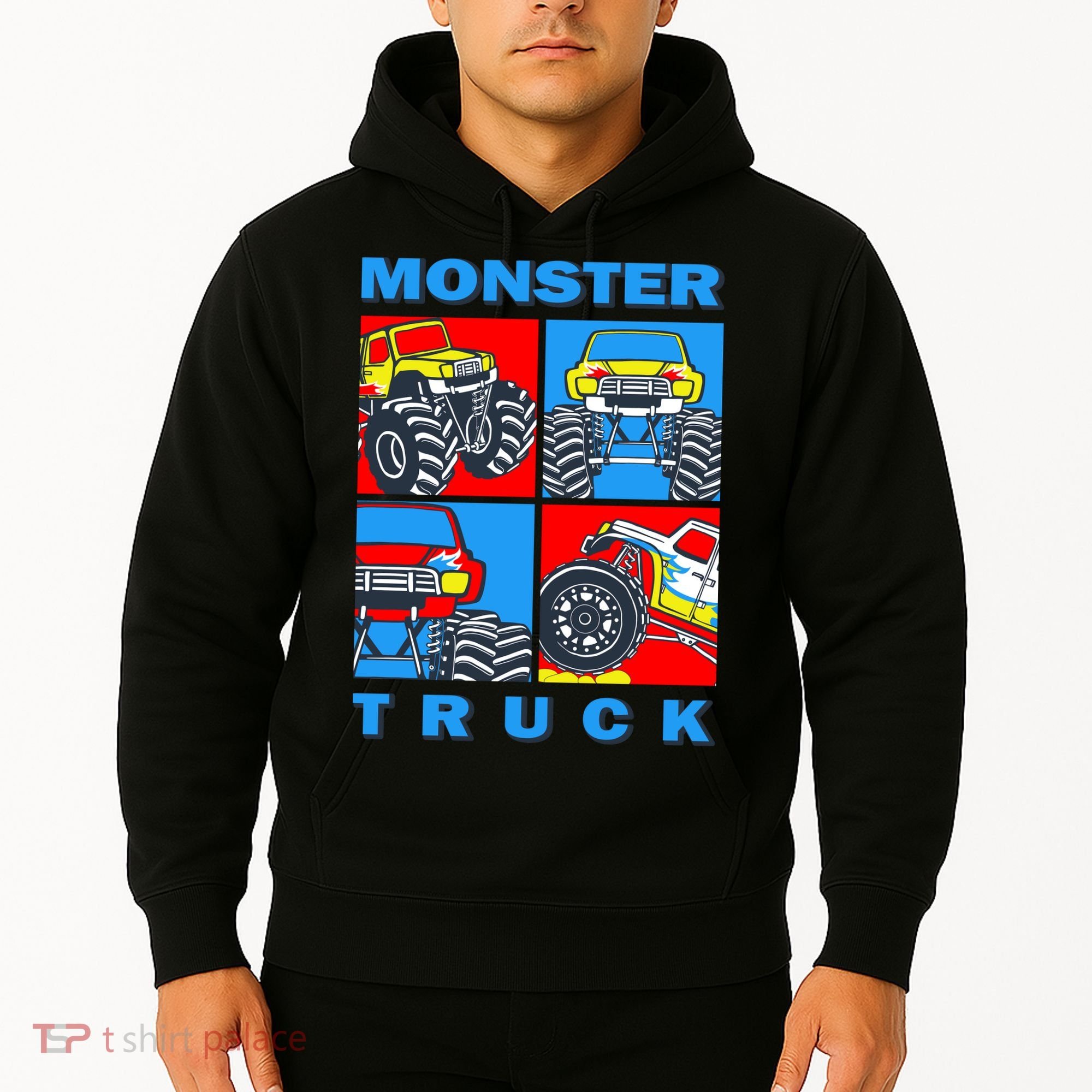 Monster Truck Block Hoodie