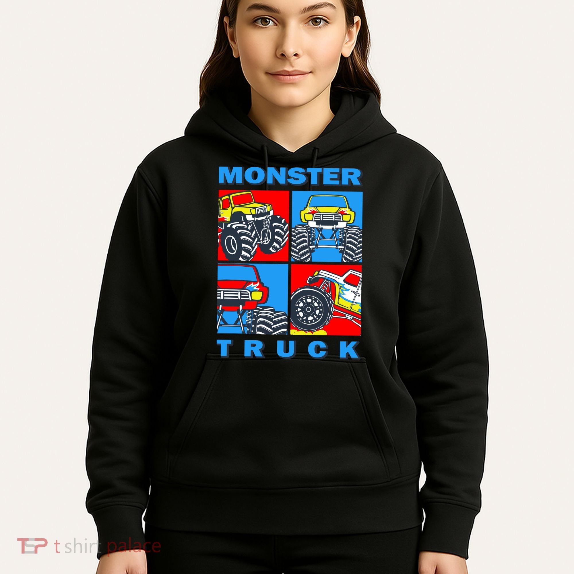 Monster Truck Block Hoodie