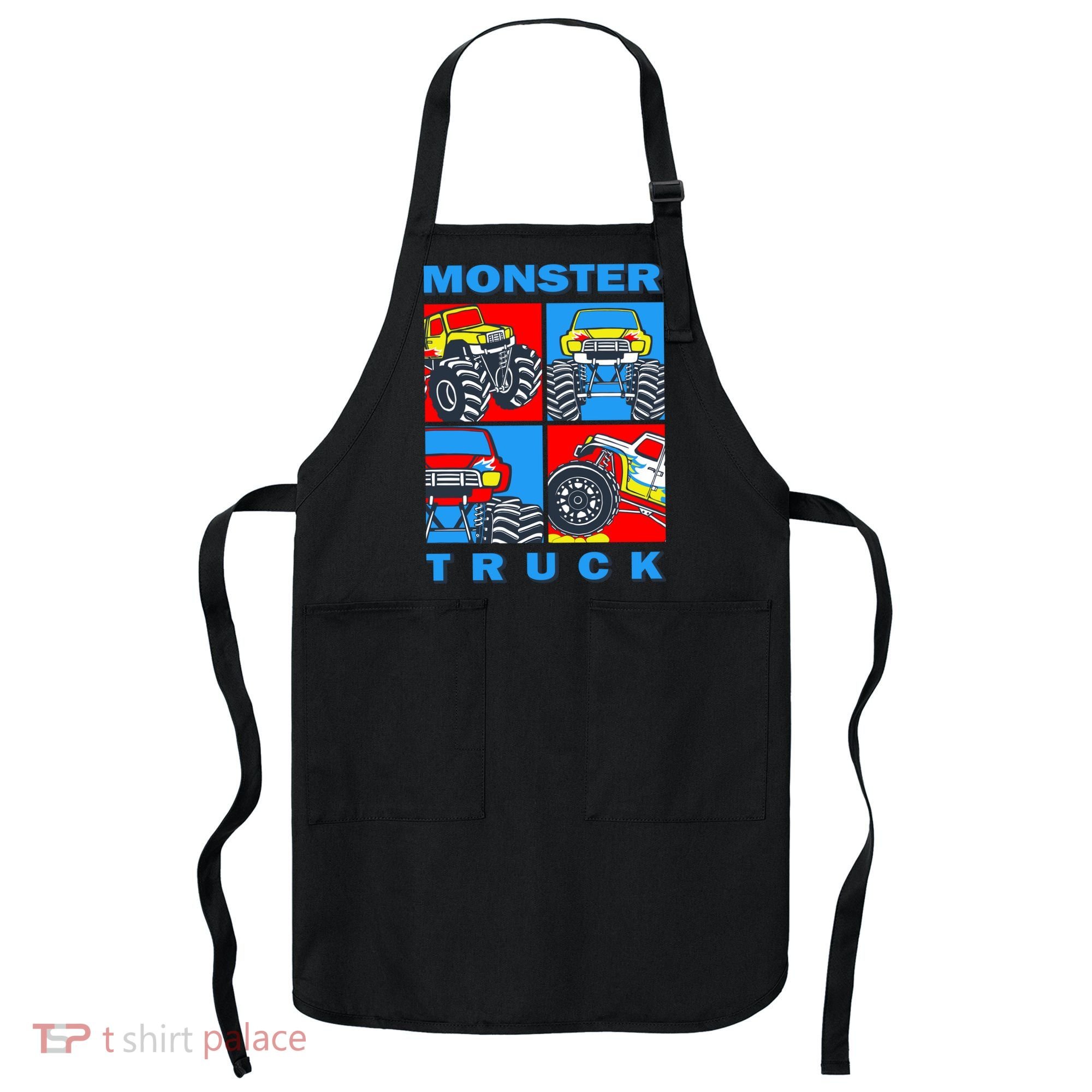 Monster Truck Block Apron