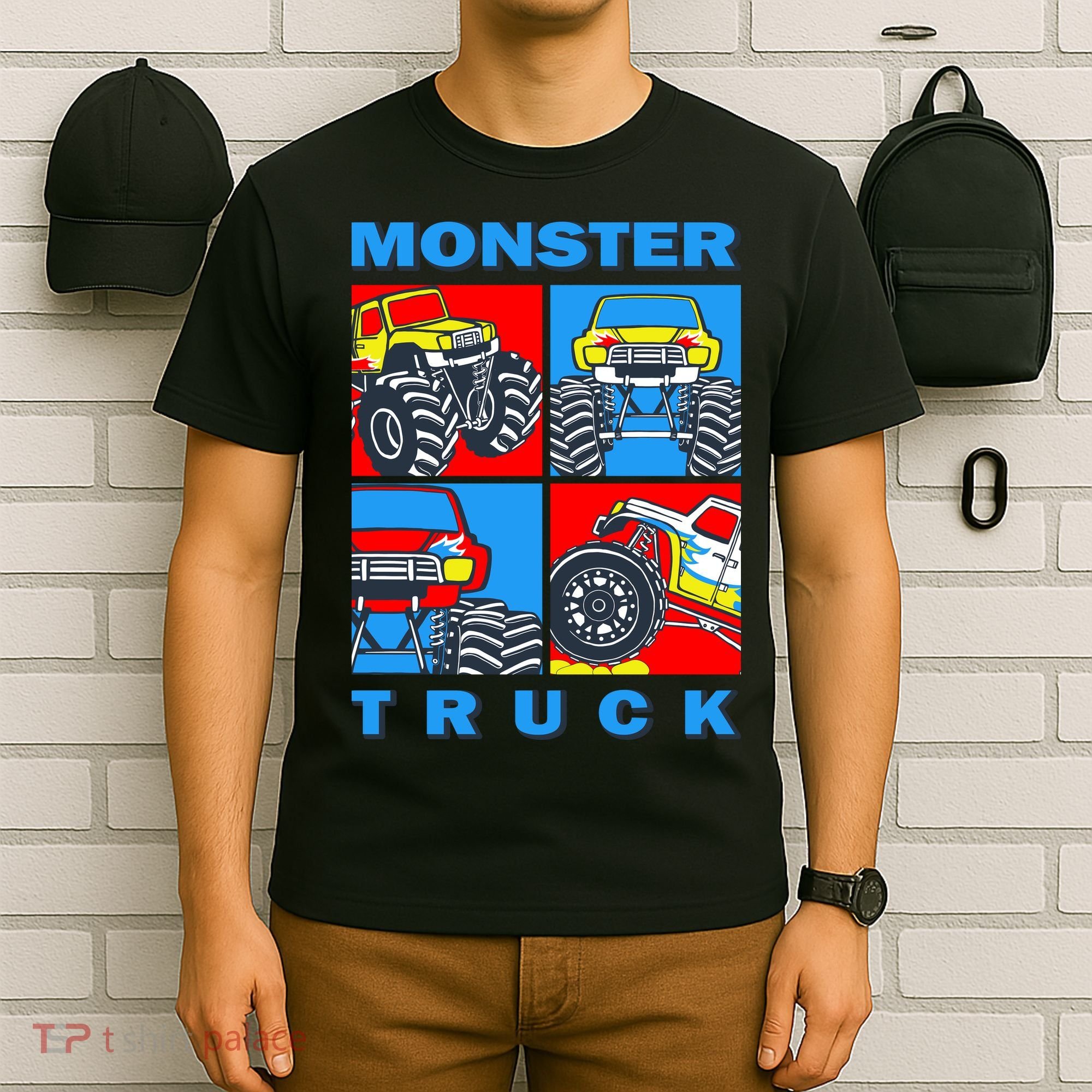 Monster Truck Block T-Shirt