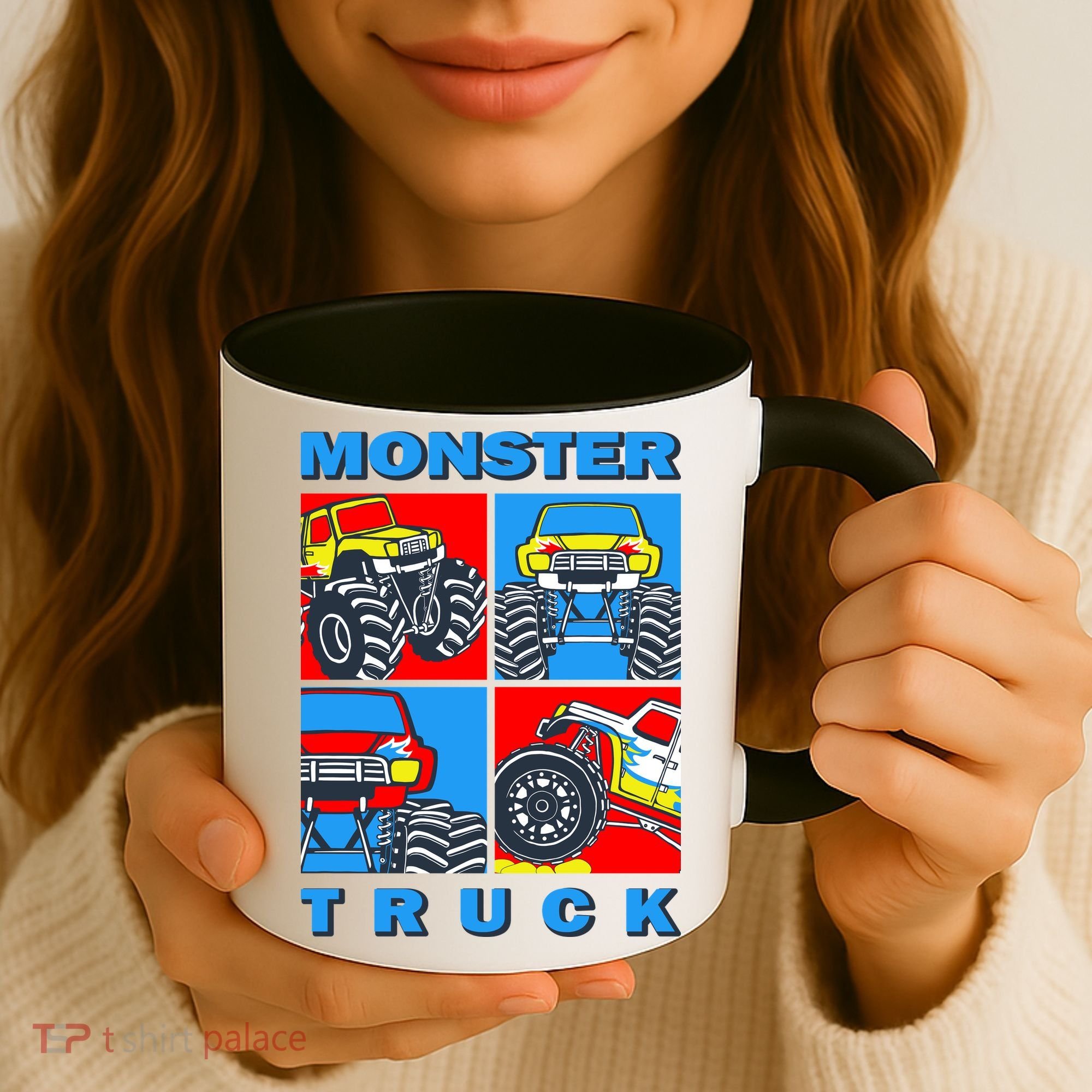 Monster Truck Block Coffee Mug