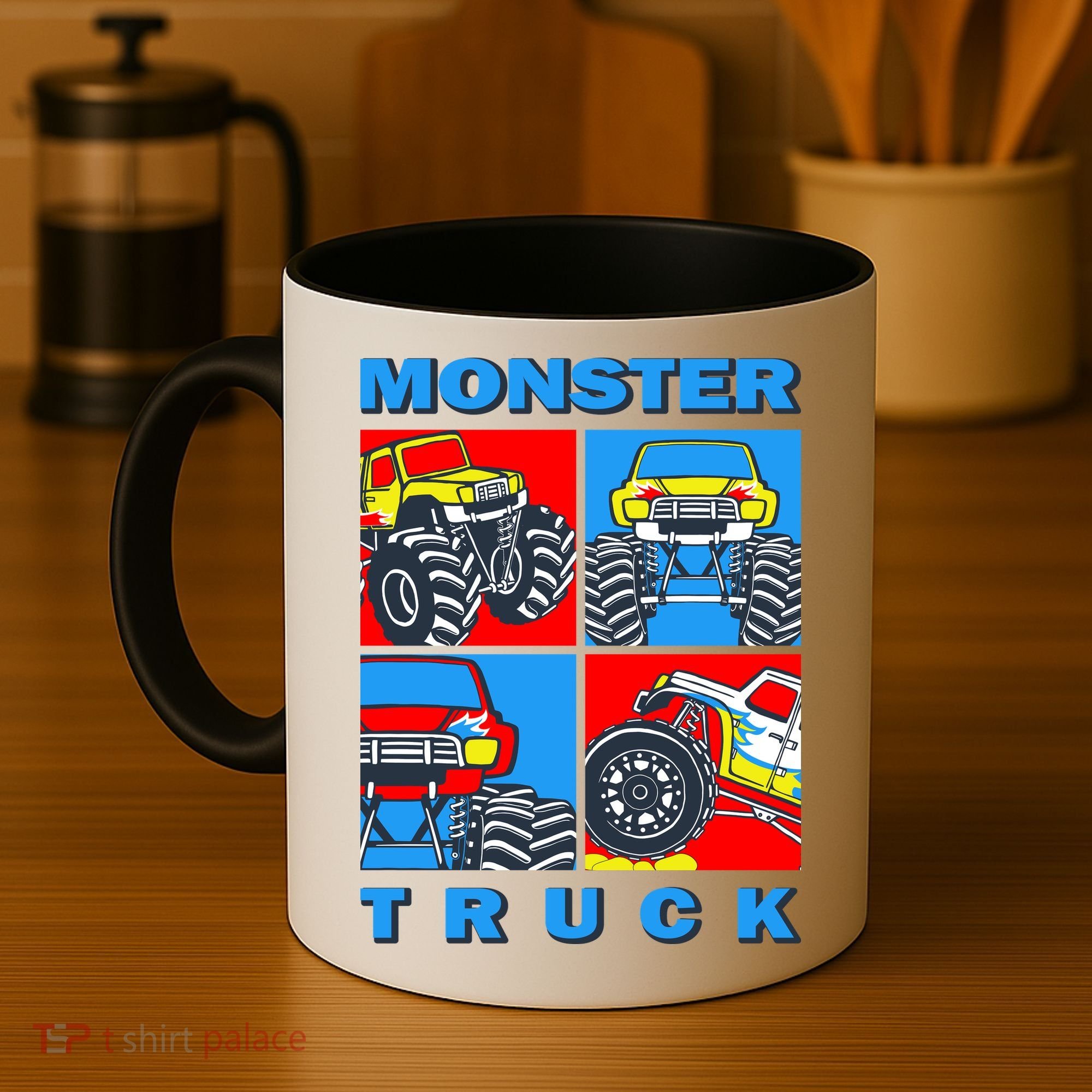 Monster Truck Block Coffee Mug