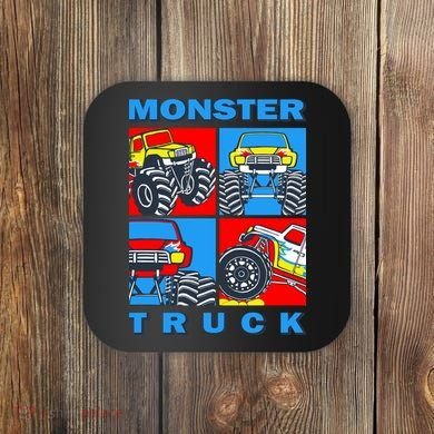 Monster Truck Block Coaster