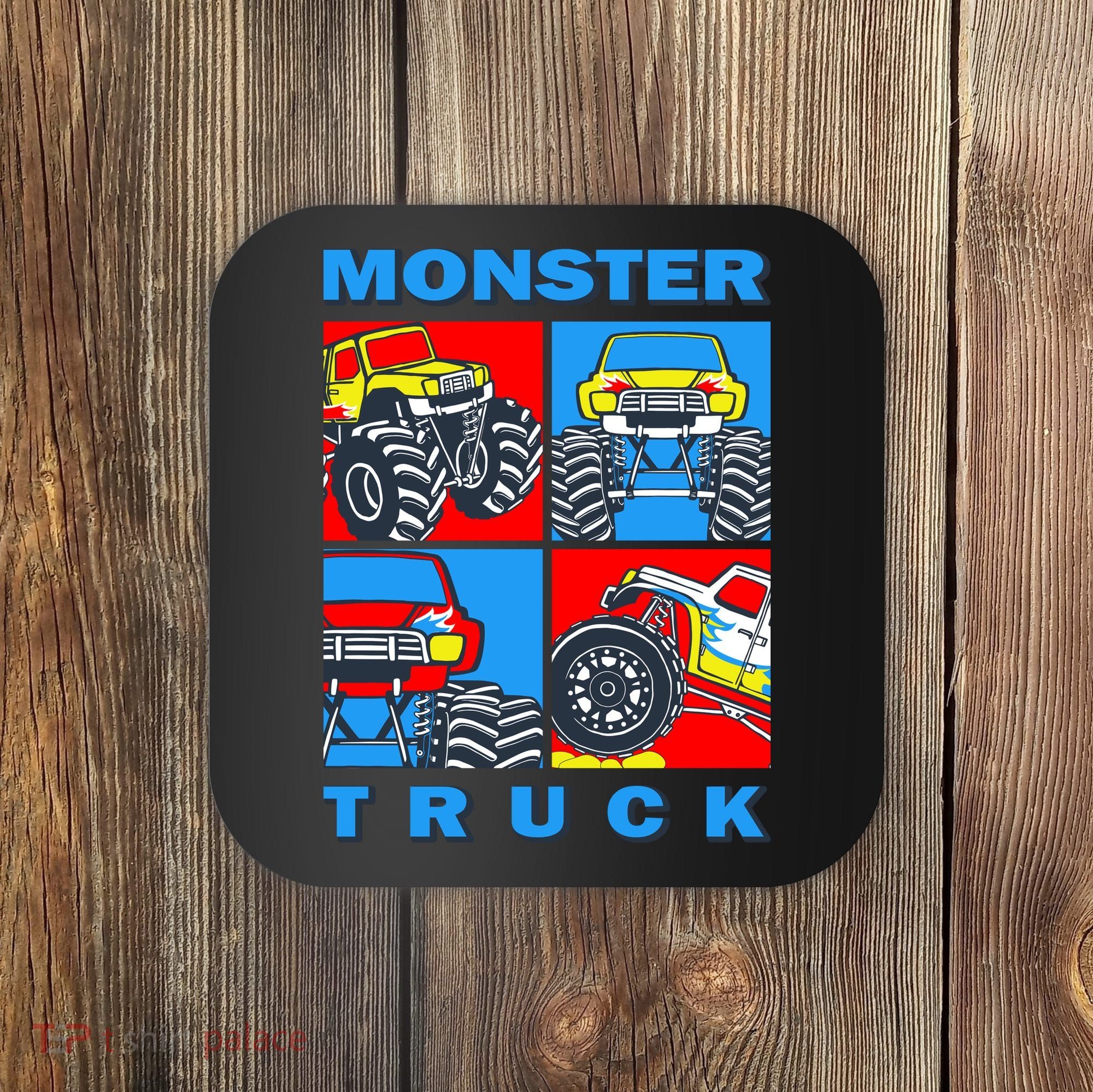 Monster Truck Block Coaster