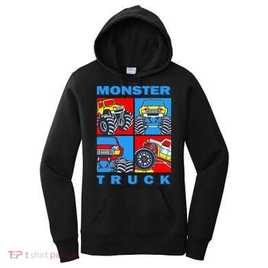Monster Truck Block Women's Hoodie