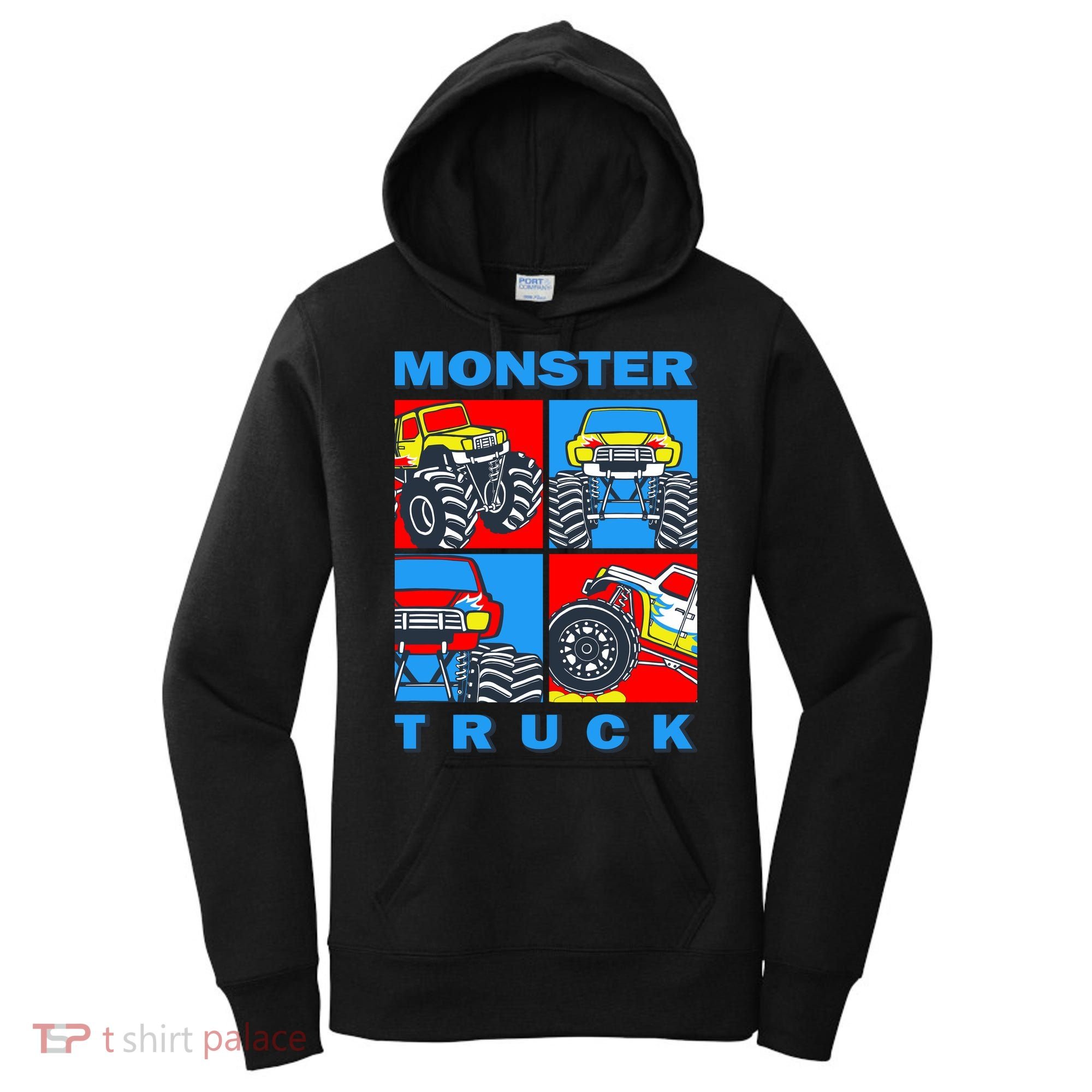Monster Truck Block Women's Hoodie
