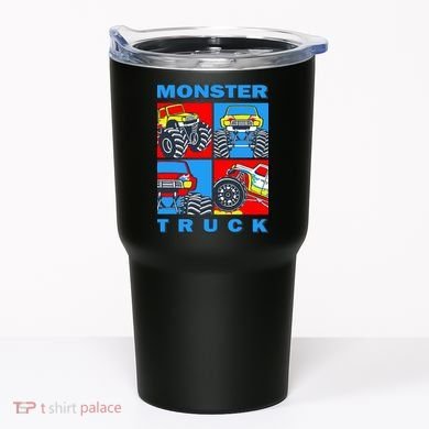 Monster Truck Block Tumbler