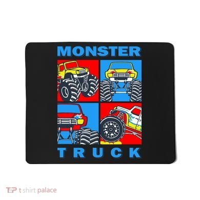 Monster Truck Block Mousepad