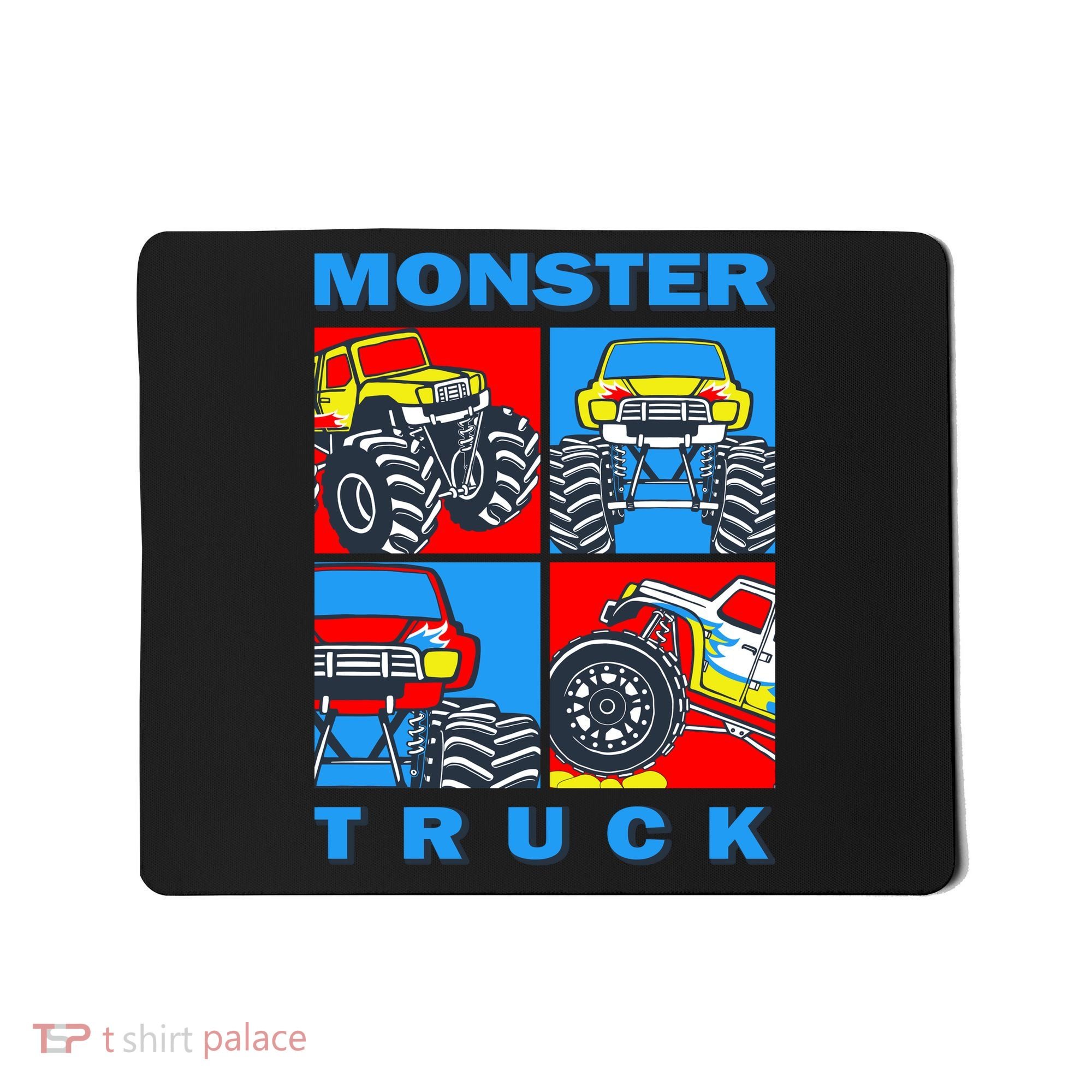 Monster Truck Block Mousepad