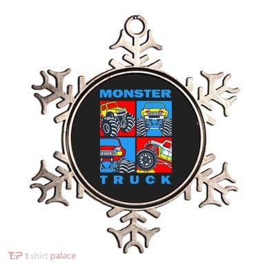 Monster Truck Block Ornament