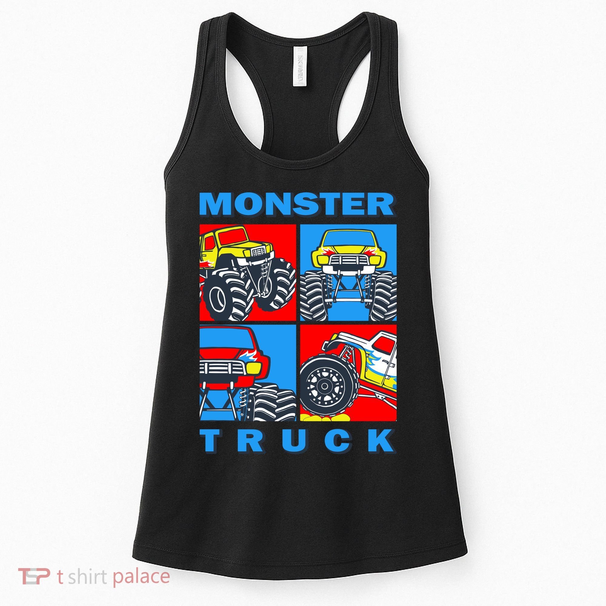 Monster Truck Block Women's Tank Top
