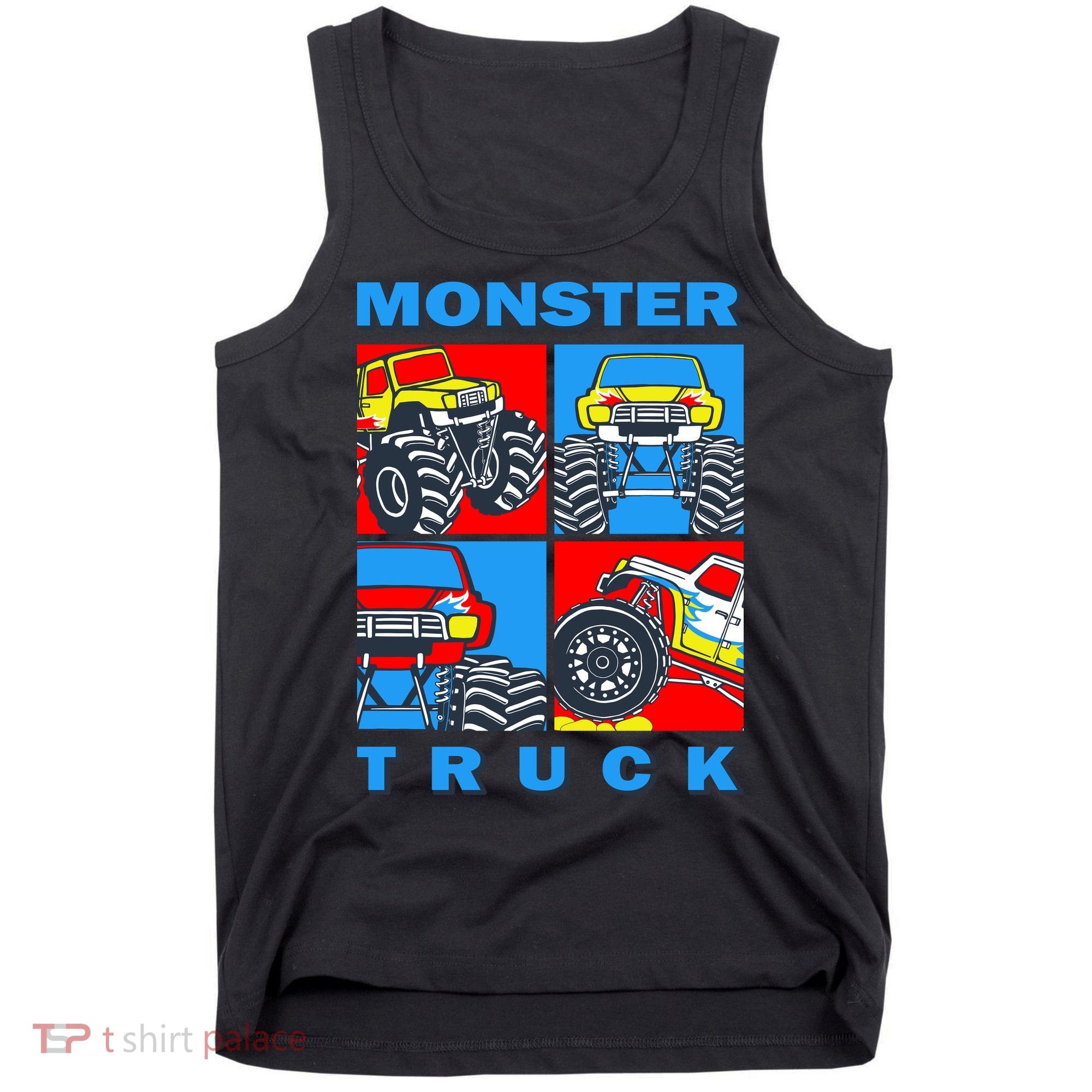 Monster Truck Block Tank Top