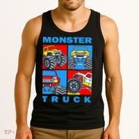 Monster Truck Block Tank Top thumb 3