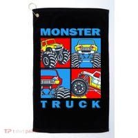 Monster Truck Block Golf Towel thumb 0