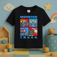 Monster Truck Block Toddler T-Shirt thumb 3