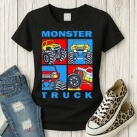 Monster Truck Block Women's T-Shirt thumb 3