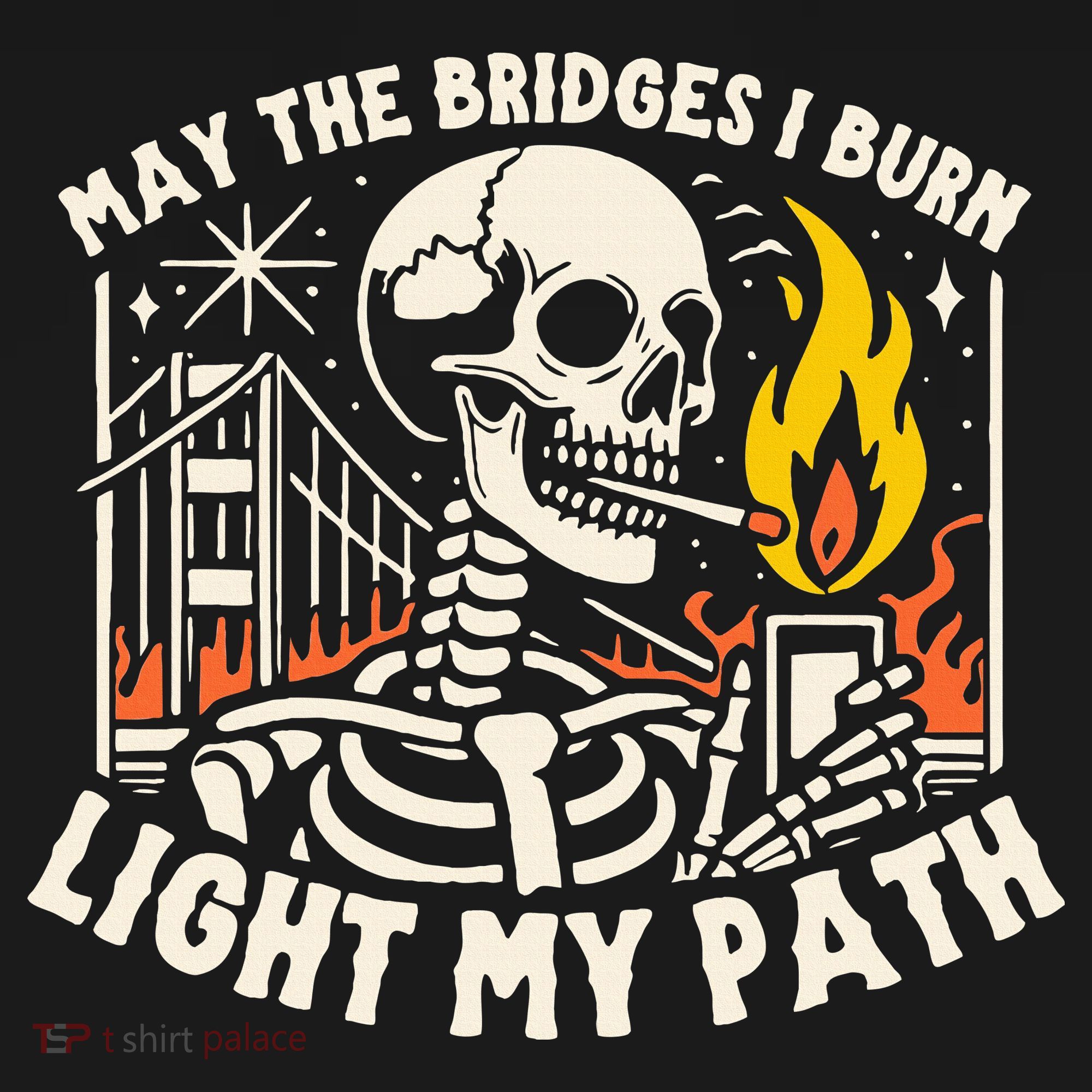 May The Bridges I Burn Light The Way Baby Bodysuit