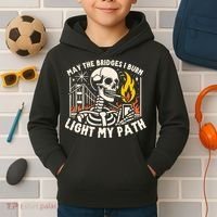 May The Bridges I Burn Light The Way Kids Hoodie thumb 2