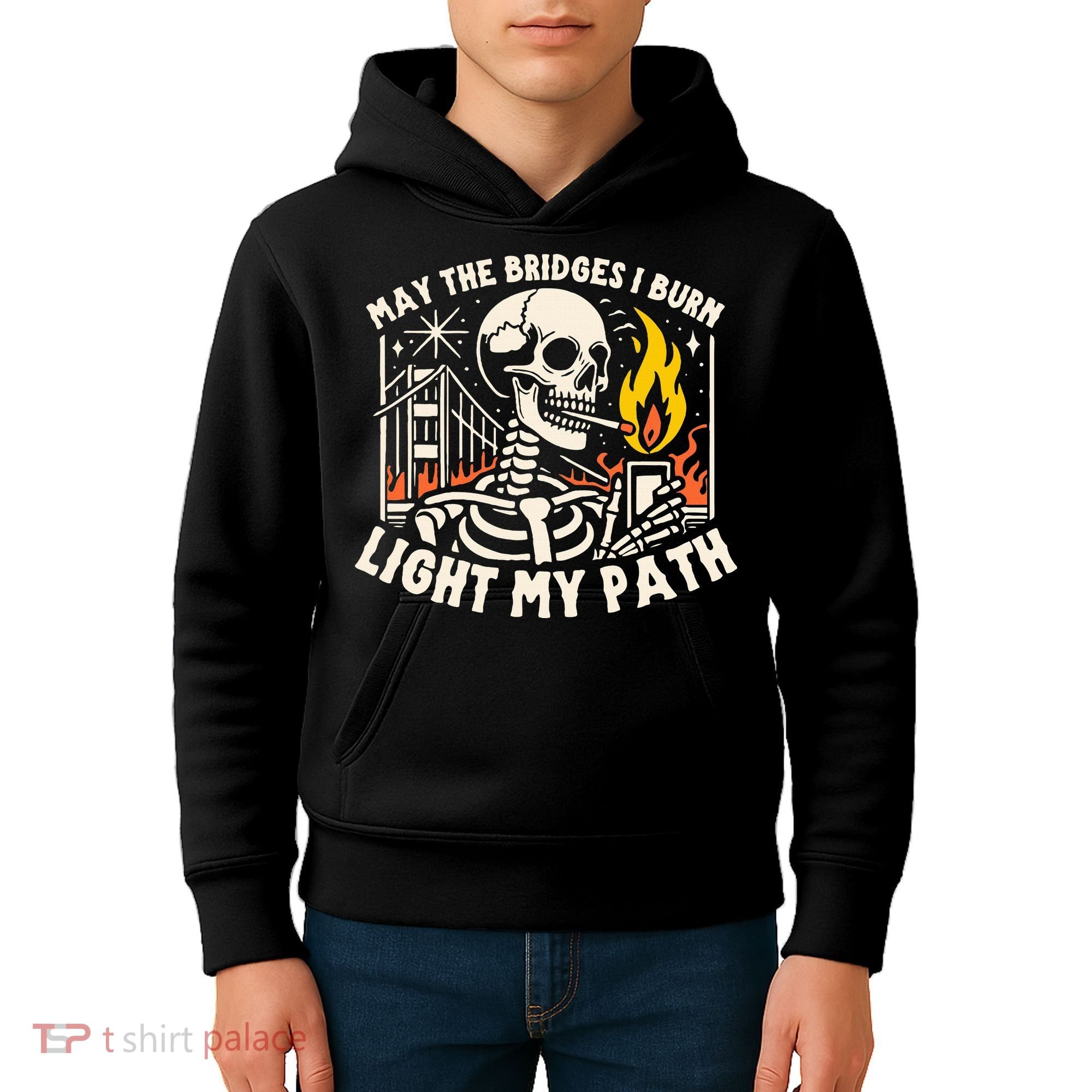 May The Bridges I Burn Light The Way Kids Hoodie