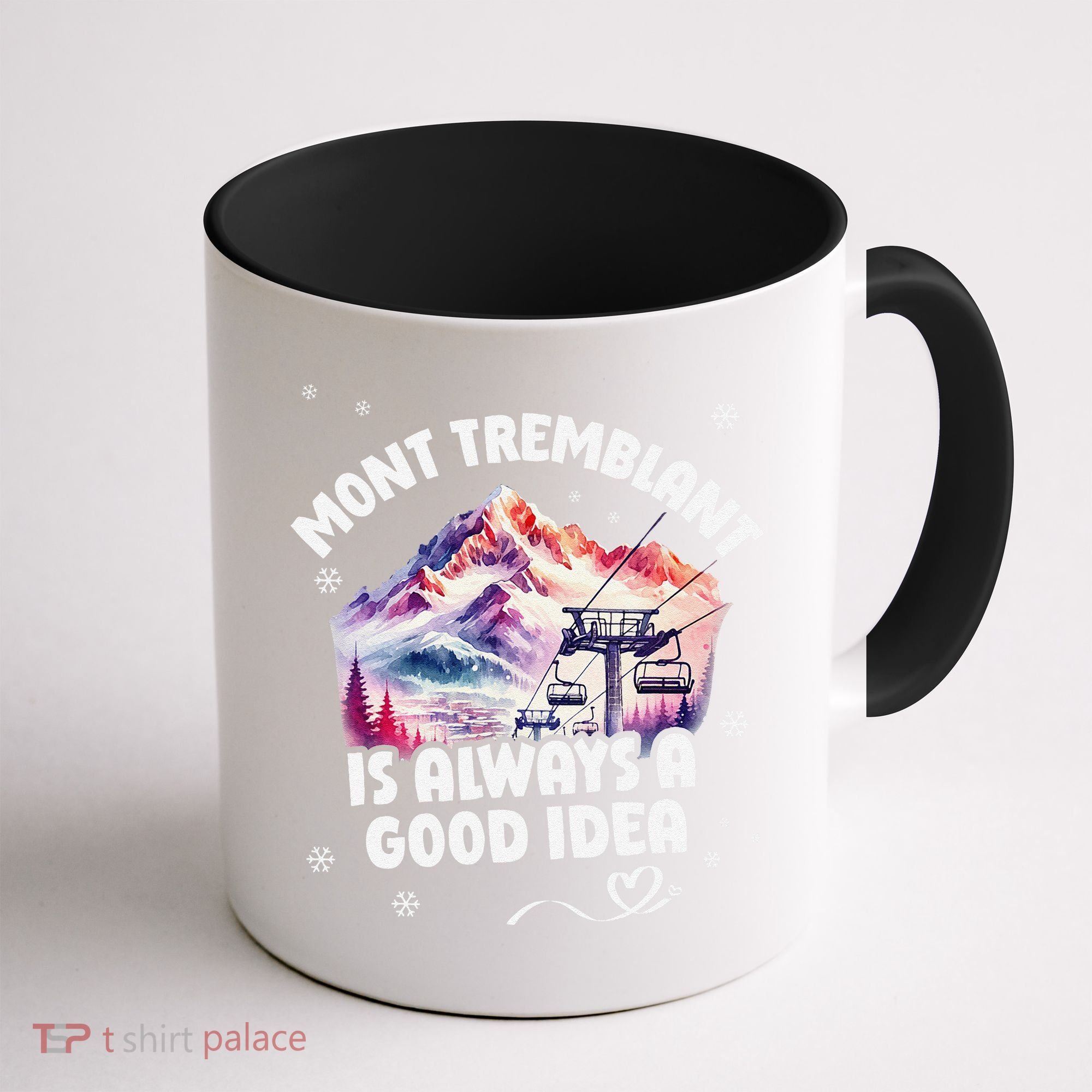 Mont Tremblant Canada Ski Resort Quebec Skiing Souvenir Coffee Mug