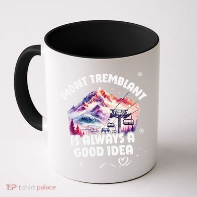 Mont Tremblant Canada Ski Resort Quebec Skiing Souvenir Coffee Mug