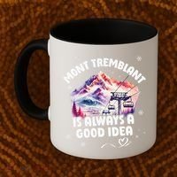 Mont Tremblant Canada Ski Resort Quebec Skiing Souvenir Coffee Mug thumb 2