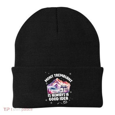 Mont Tremblant Canada Ski Resort Quebec Skiing Souvenir Beanie