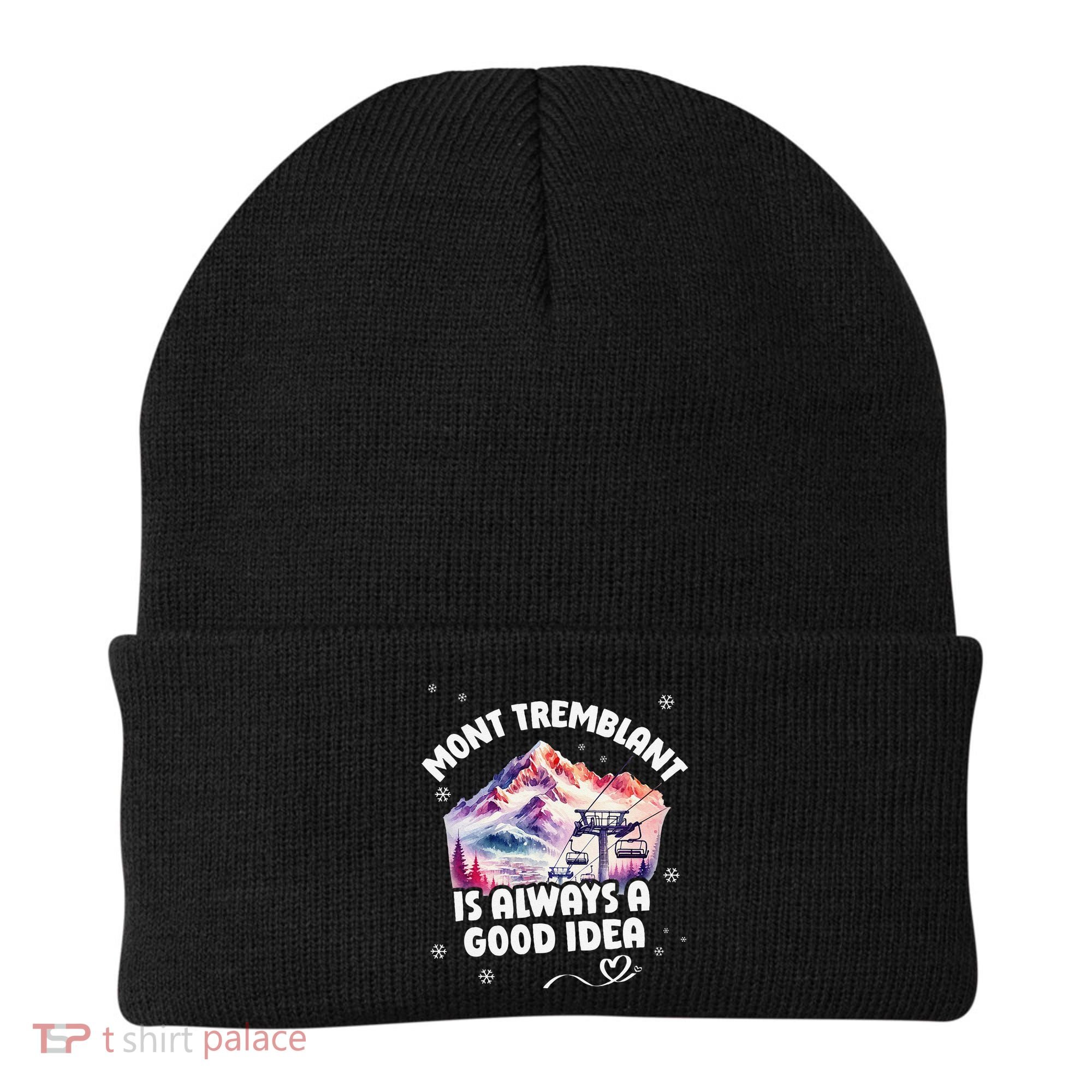 Mont Tremblant Canada Ski Resort Quebec Skiing Souvenir Beanie