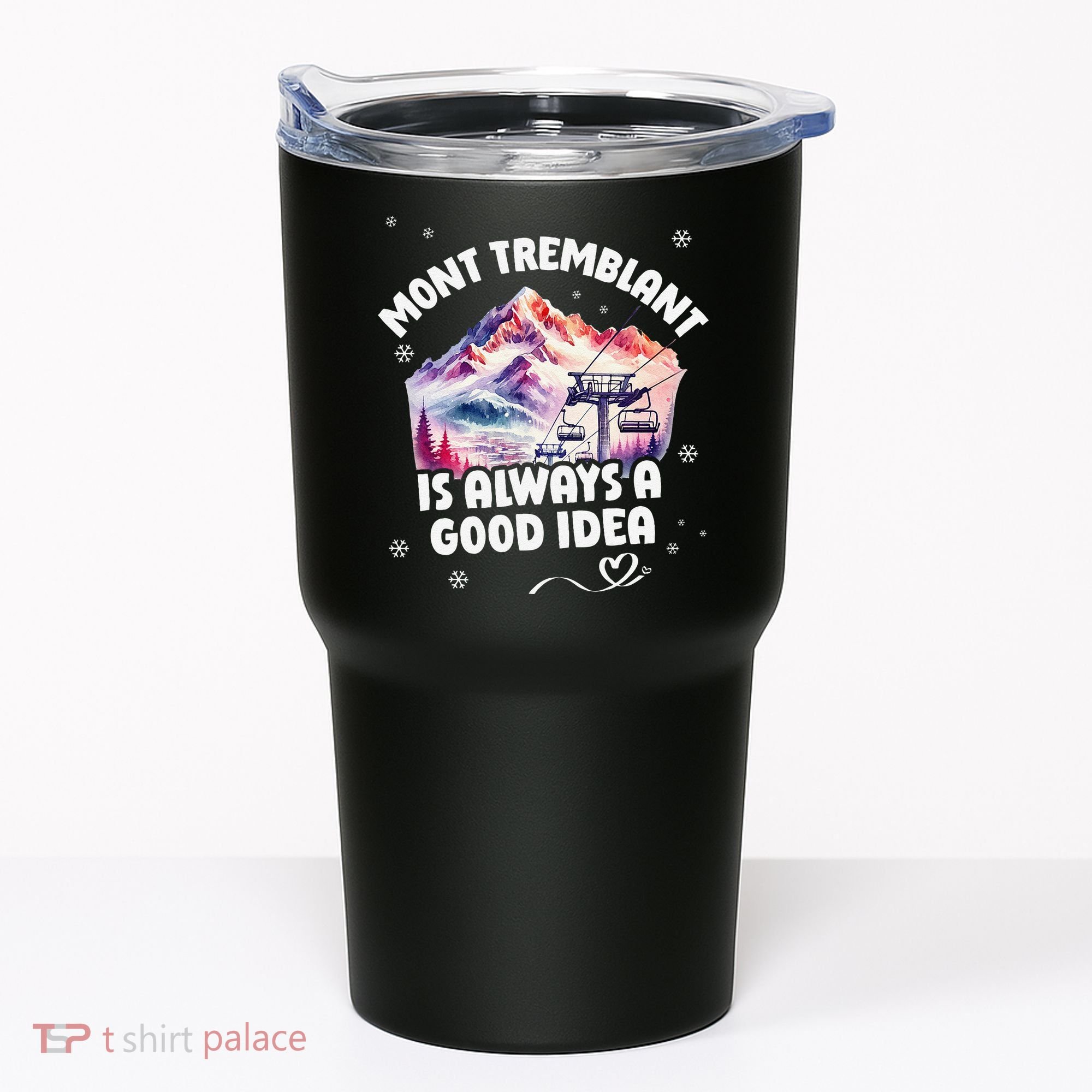 Mont Tremblant Canada Ski Resort Quebec Skiing Souvenir Tumbler