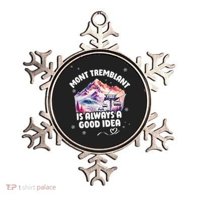 Mont Tremblant Canada Ski Resort Quebec Skiing Souvenir Ornament