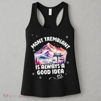 Mont Tremblant Canada Ski Resort Quebec Skiing Souvenir Women's Tank Top thumb 3