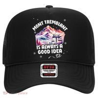 Mont Tremblant Canada Ski Resort Quebec Skiing Souvenir Hat thumb 0