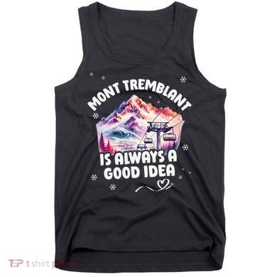 Mont Tremblant Canada Ski Resort Quebec Skiing Souvenir Tank Top