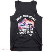 Mont Tremblant Canada Ski Resort Quebec Skiing Souvenir Tank Top thumb 0