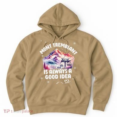 Mont Tremblant Canada Ski Resort Quebec Skiing Souvenir Hoodie
