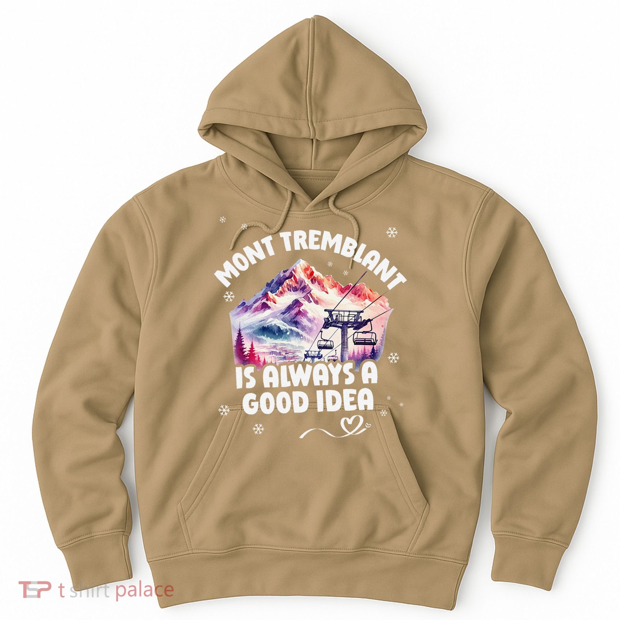 Mont Tremblant Canada Ski Resort Quebec Skiing Souvenir Hoodie