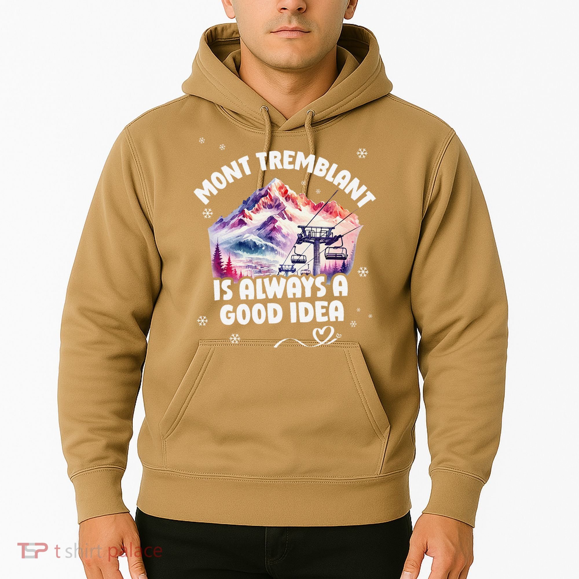 Mont Tremblant Canada Ski Resort Quebec Skiing Souvenir Hoodie
