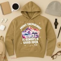Mont Tremblant Canada Ski Resort Quebec Skiing Souvenir Hoodie thumb 3