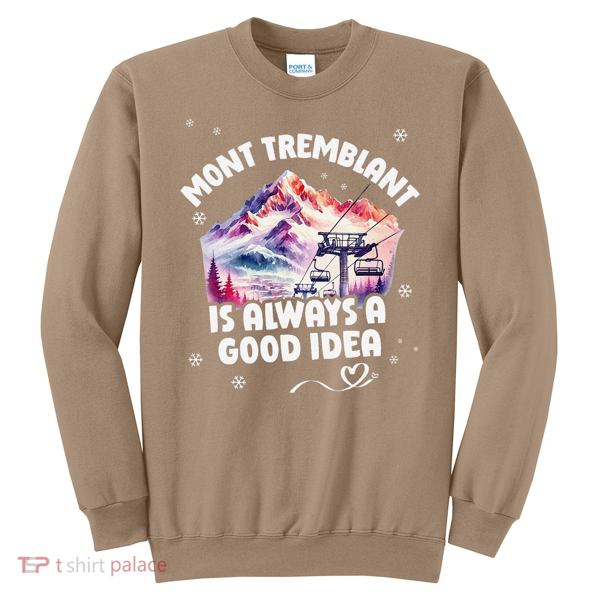 Mont Tremblant Canada Ski Resort Quebec Skiing Souvenir Sweatshirt