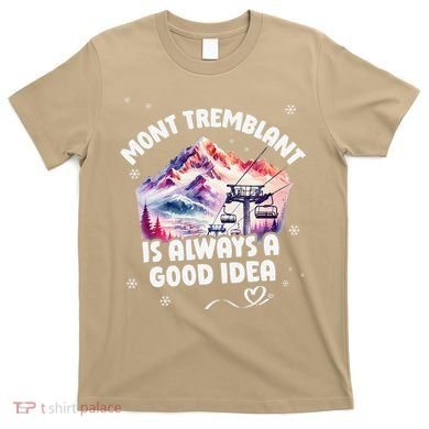 Mont Tremblant Canada Ski Resort Quebec Skiing Souvenir T-Shirt