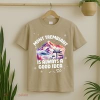 Mont Tremblant Canada Ski Resort Quebec Skiing Souvenir T-Shirt thumb 2