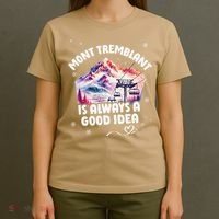 Mont Tremblant Canada Ski Resort Quebec Skiing Souvenir T-Shirt thumb 4