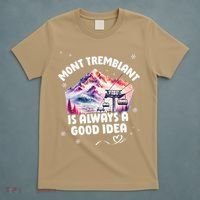 Mont Tremblant Canada Ski Resort Quebec Skiing Souvenir T-Shirt thumb 5