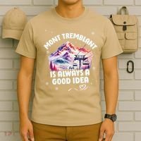 Mont Tremblant Canada Ski Resort Quebec Skiing Souvenir T-Shirt thumb 6
