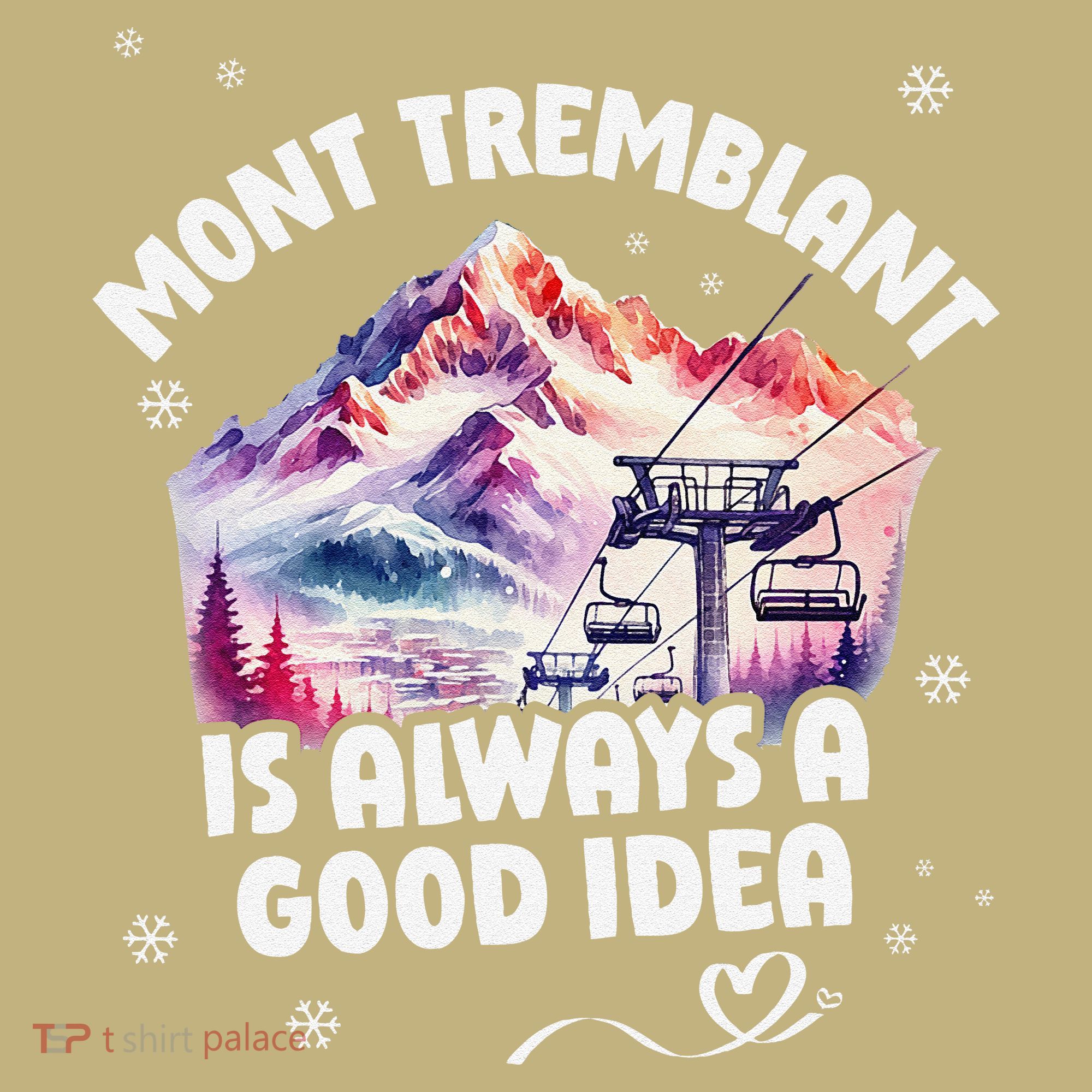 Mont Tremblant Canada Ski Resort Quebec Skiing Souvenir T-Shirt
