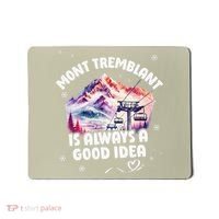 Mont Tremblant Canada Ski Resort Quebec Skiing Souvenir Mousepad thumb 0