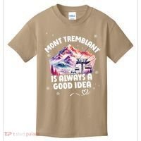 Mont Tremblant Canada Ski Resort Quebec Skiing Souvenir Kids T-Shirt thumb 0