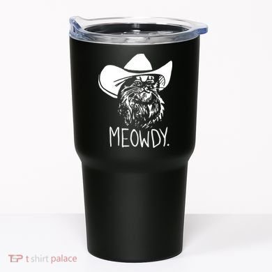 Meowdy Texas Cat Meme Tumbler