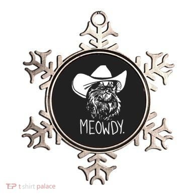 Meowdy Texas Cat Meme Ornament
