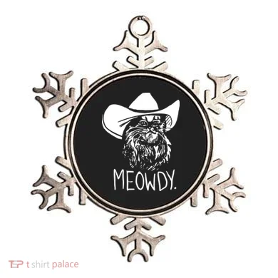 Meowdy Texas Cat Meme Ornament